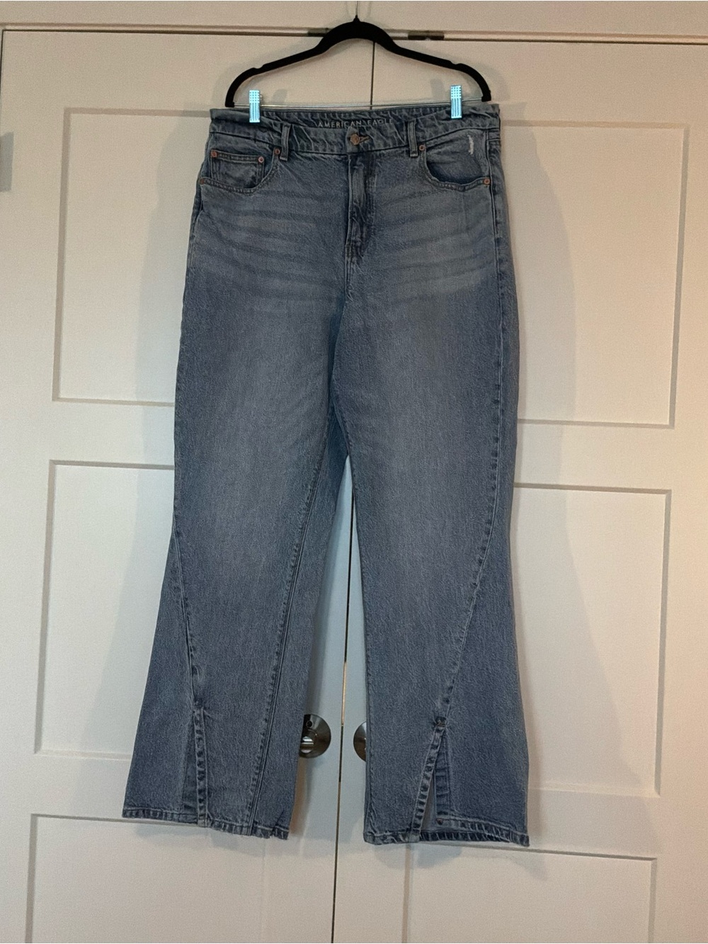 American Eagle Tall Split-Kick Jeans - Light Blue